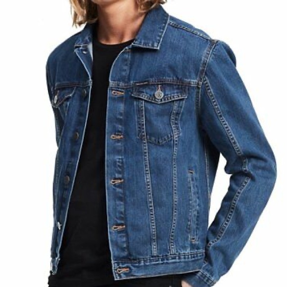 Calvin Klein Other - CALVIN KLEIN Dark Wash Denim Trucker Jacket MENS
